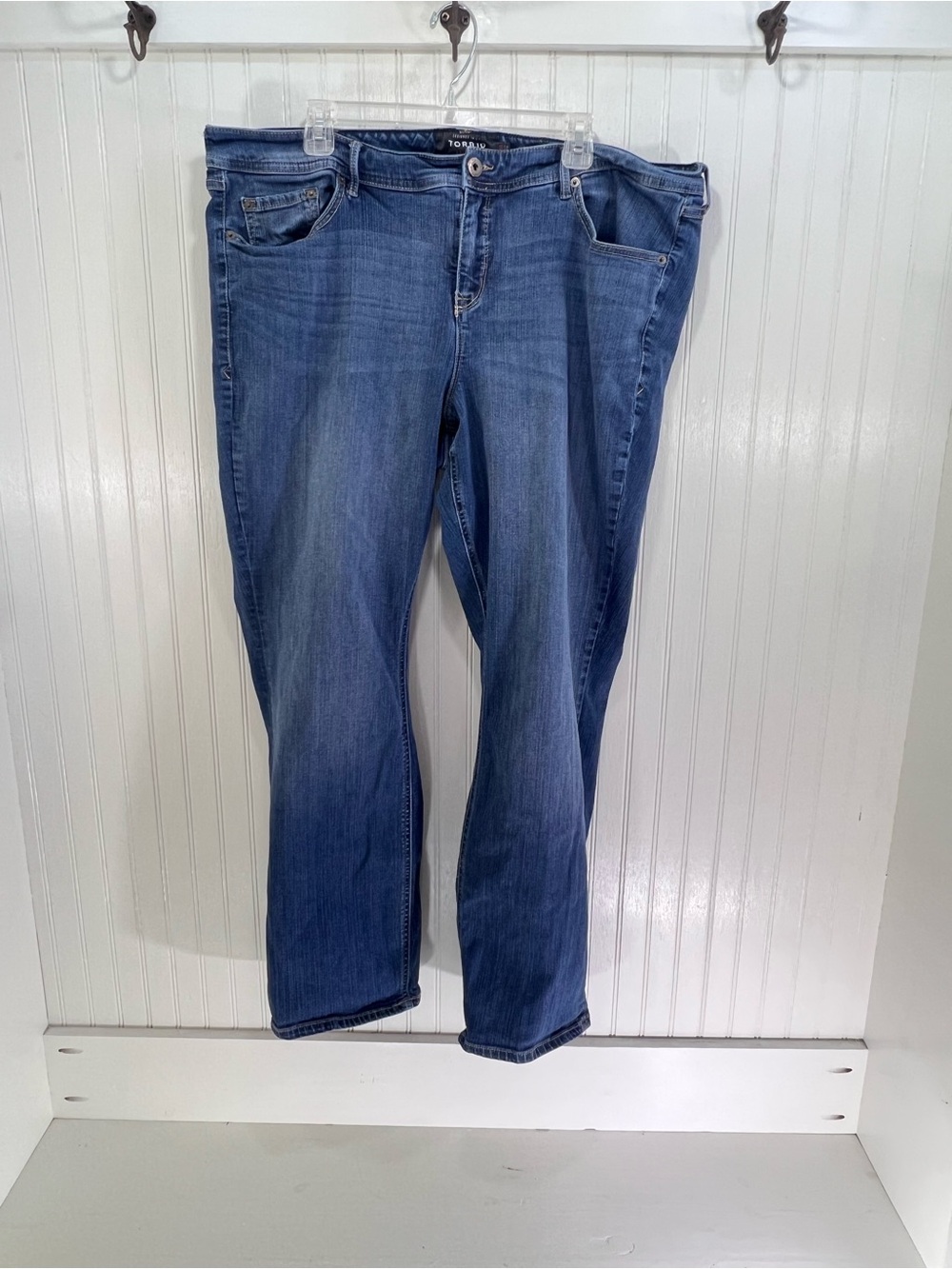 Torrid Barely Boot Mid-Rise Blue Jeans Premium Denim Plus Size 24R